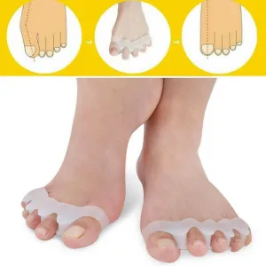 1 Pair Toe Straightener Silicone Toe Separator