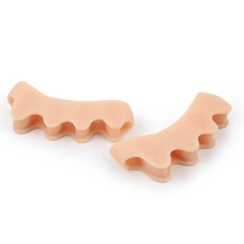 1 Pair Toe Straightener Silicone Toe Separator