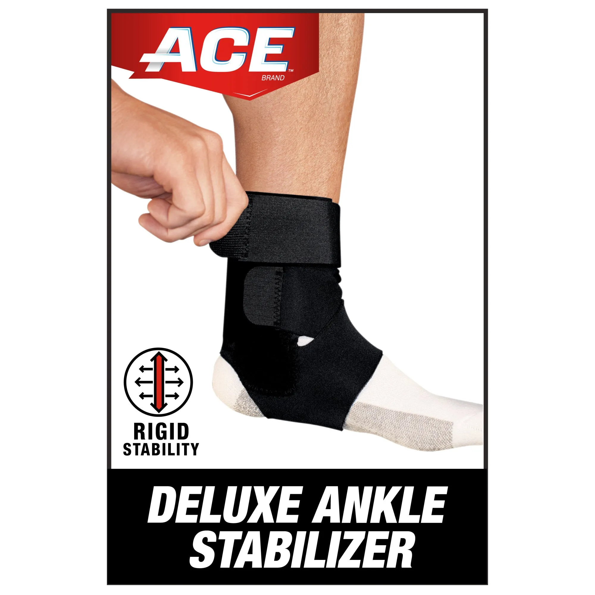 ACE Ankle Brace w/Stabilizer 209605, Adjustable