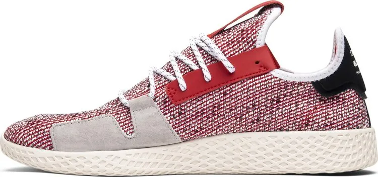 Adidas Pharrell x Tennis Hu V2 'Scarlet' Sneakers, Red