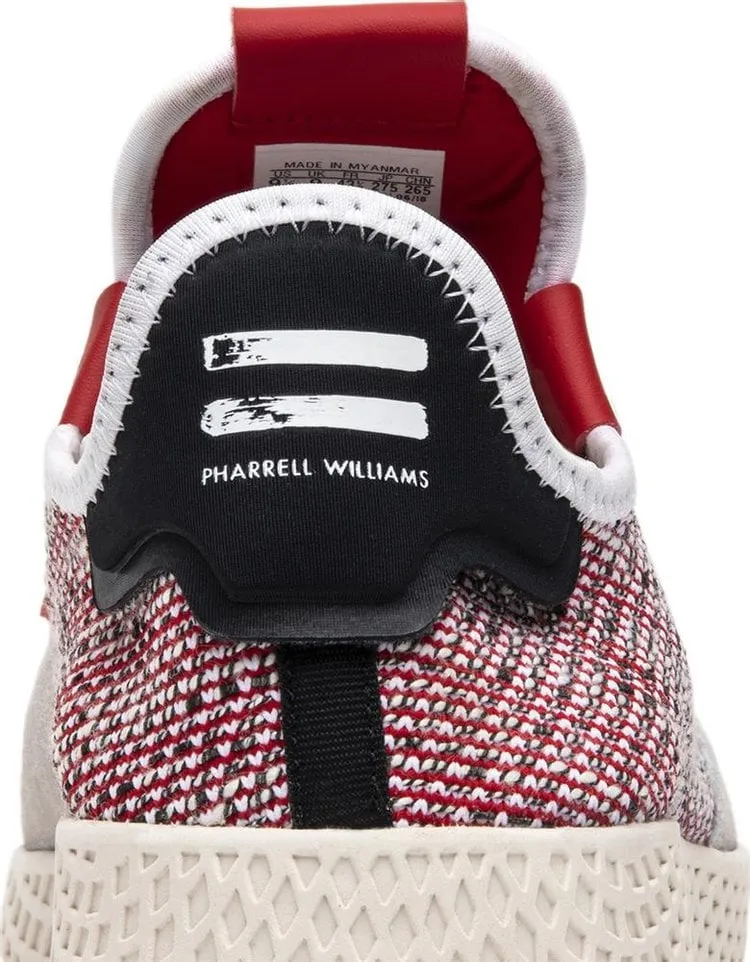 Adidas Pharrell x Tennis Hu V2 'Scarlet' Sneakers, Red