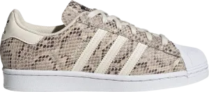 Adidas Wmns Superstar 'Snakeskin' Sneakers, Tan