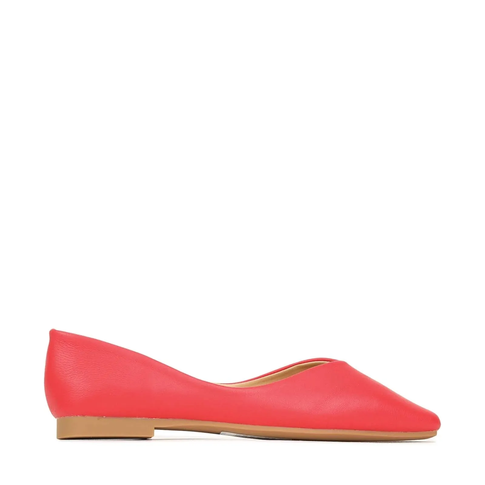 Adriana Ballet Flat in Red