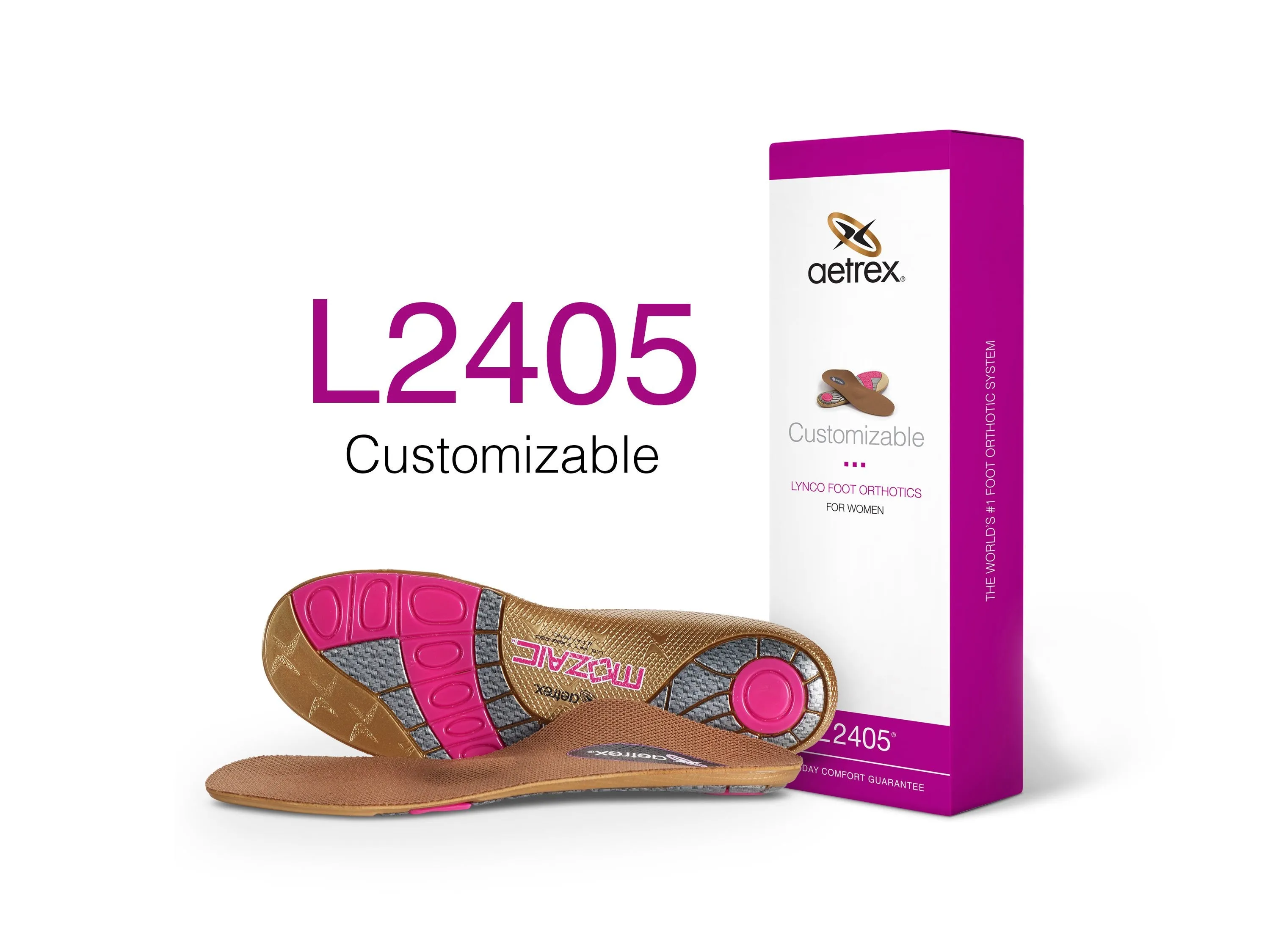 Aetrex Lynco L2405 Customizable Orthotics