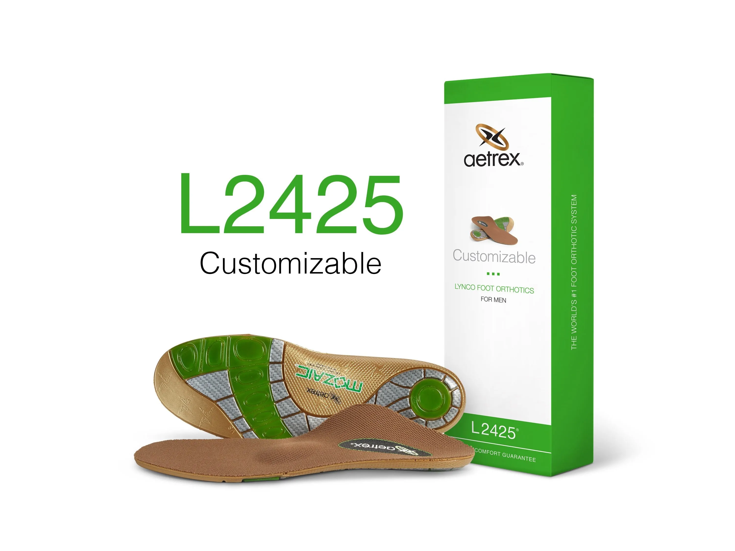 Aetrex Lynco L2425 Customizable Orthotics