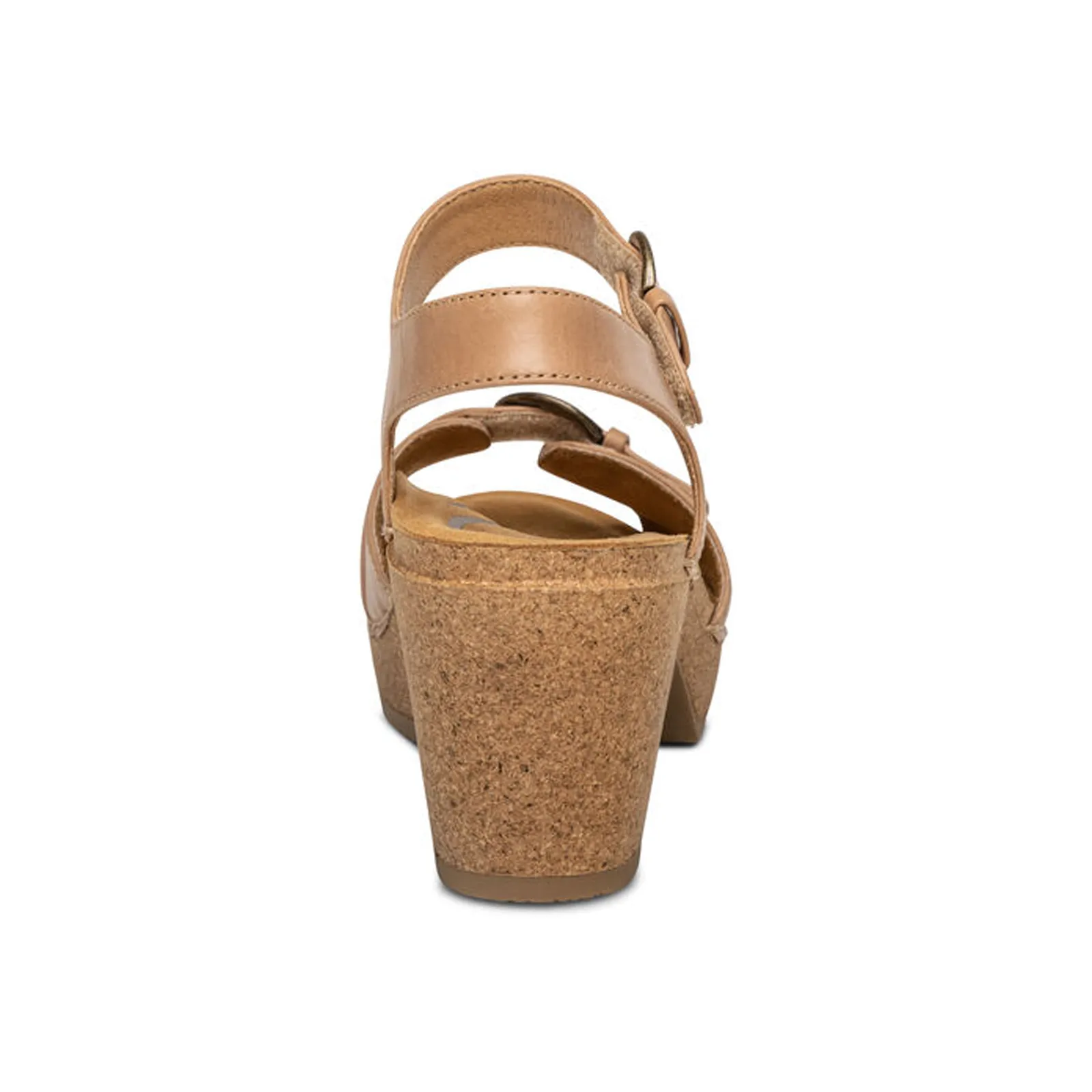 Aetrex Tory Heeled Sandal (Women) - Camel