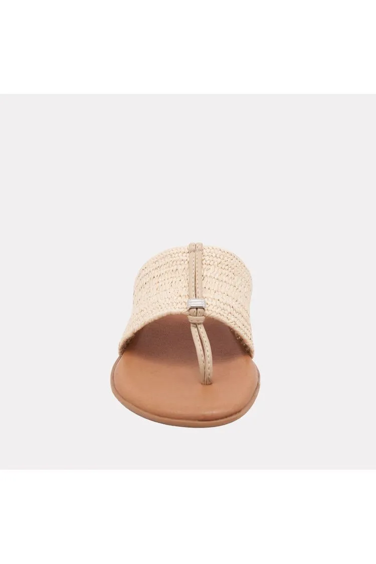 André Assous Nice Raffia Featherweights ™ Woven Flip Flop Sandals | Natural | Clearance Final Sale