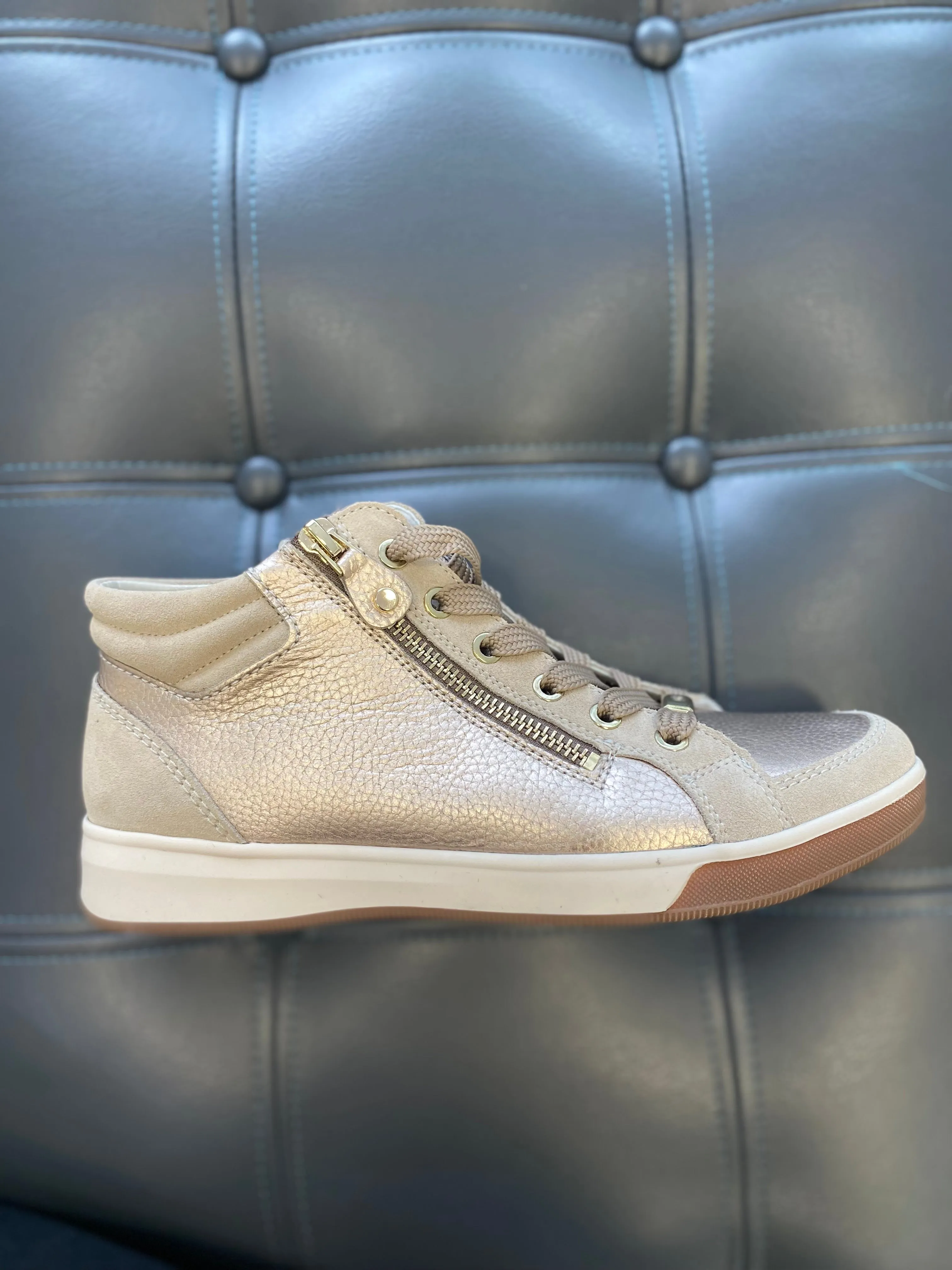 Ara Rom Gold Sport Hightop Trainer