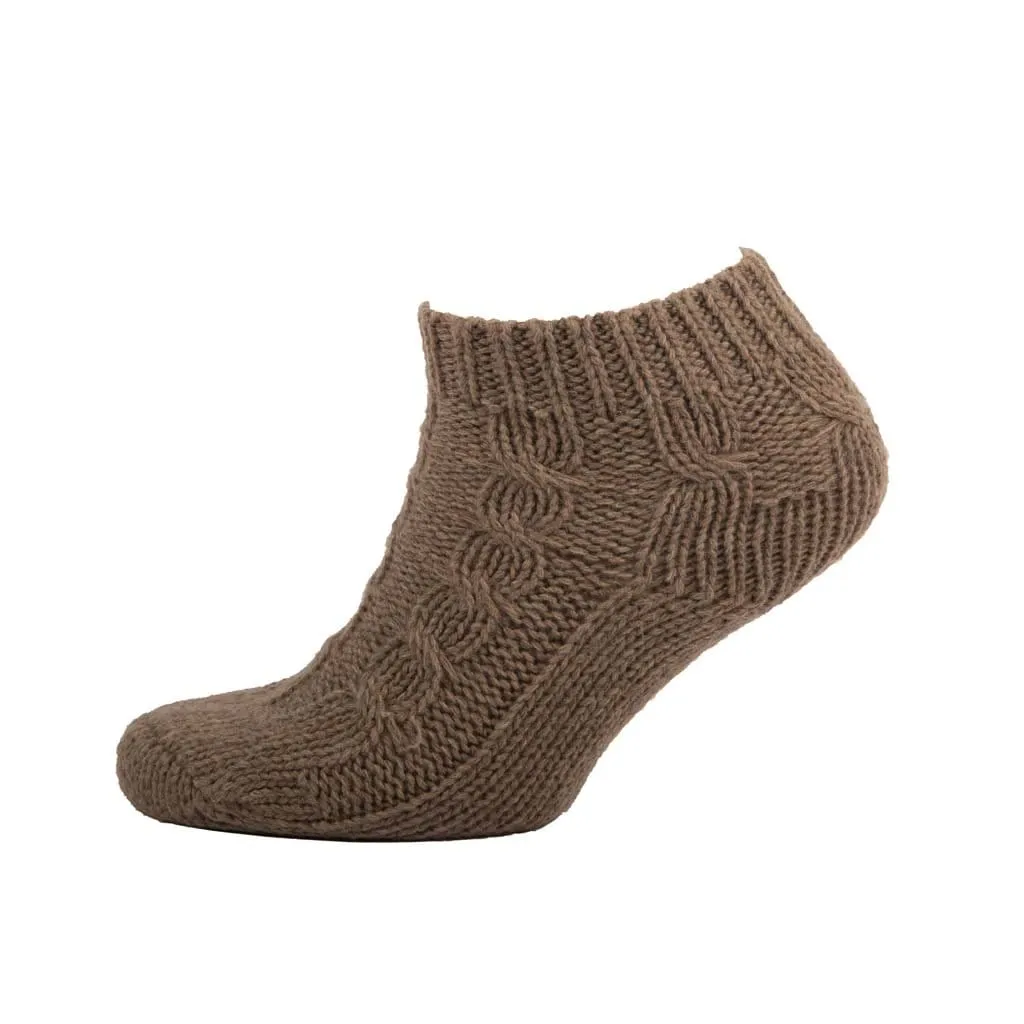 Aran Cable Chunky Ankle Socks