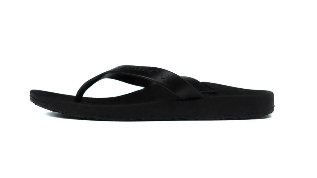 Archline Balance Flip Flops - Black