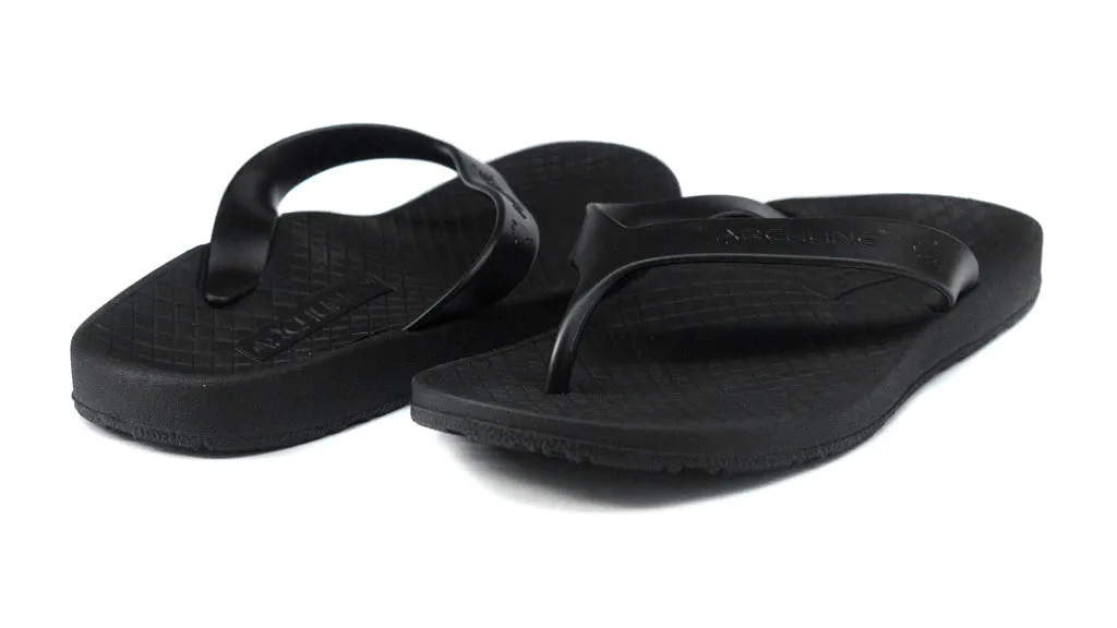 Archline Balance Flip Flops - Black