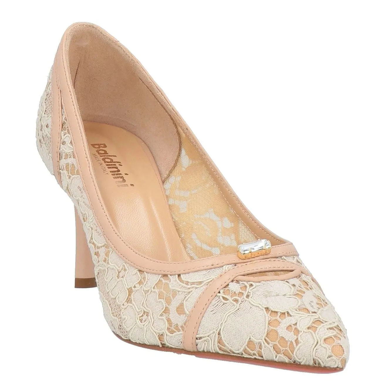 Baldinini shoes, beige/white