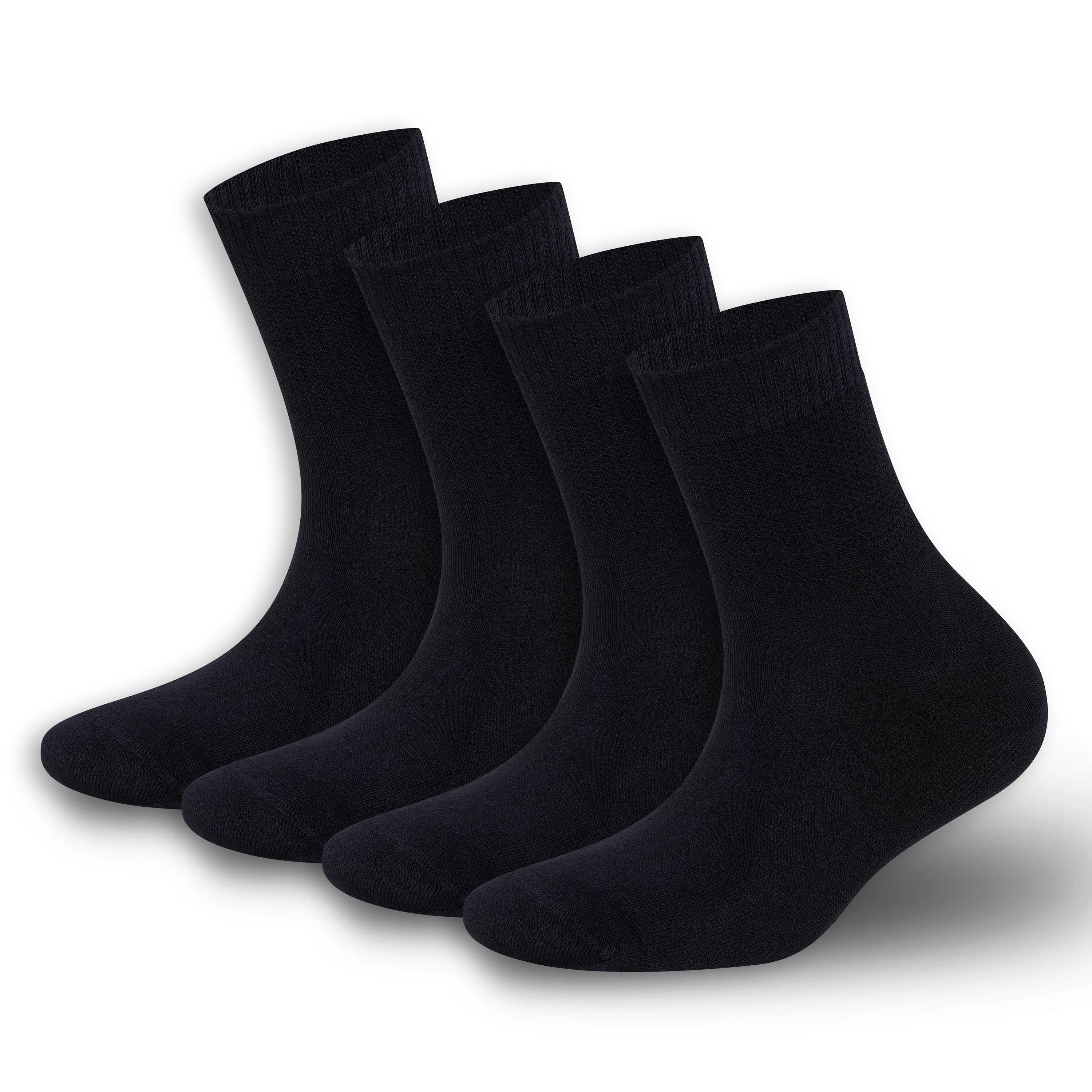 Bambooven Men’s & Women’s Diabetic Rayon Bamboo Ankle Socks (4 Pairs)