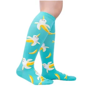 Bananarwhal Knee High Socks