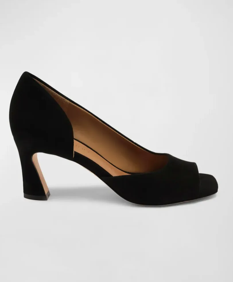 Bernardo Nieve D'orsay Pumps Black Suede