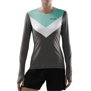 Chevron Long Sleeve Shirt, Women