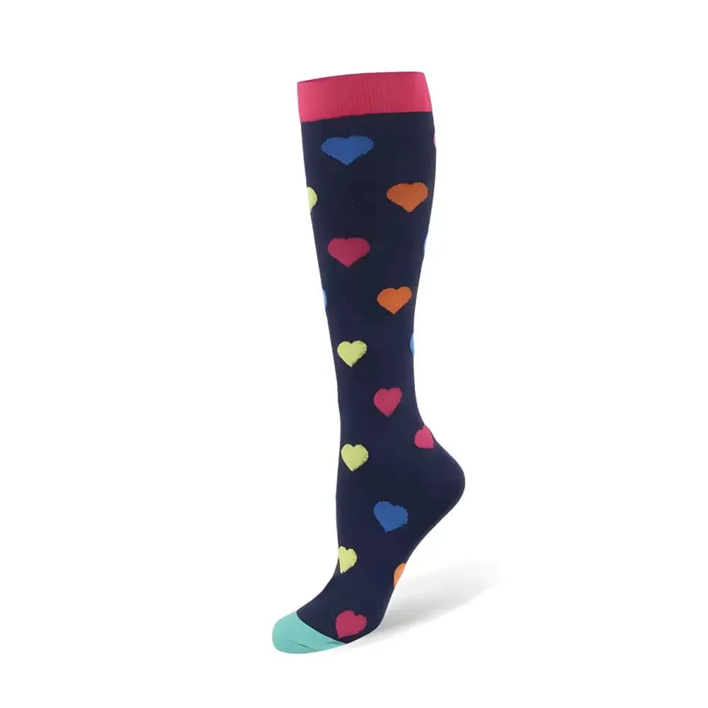 Colorful Compression Travel Socks