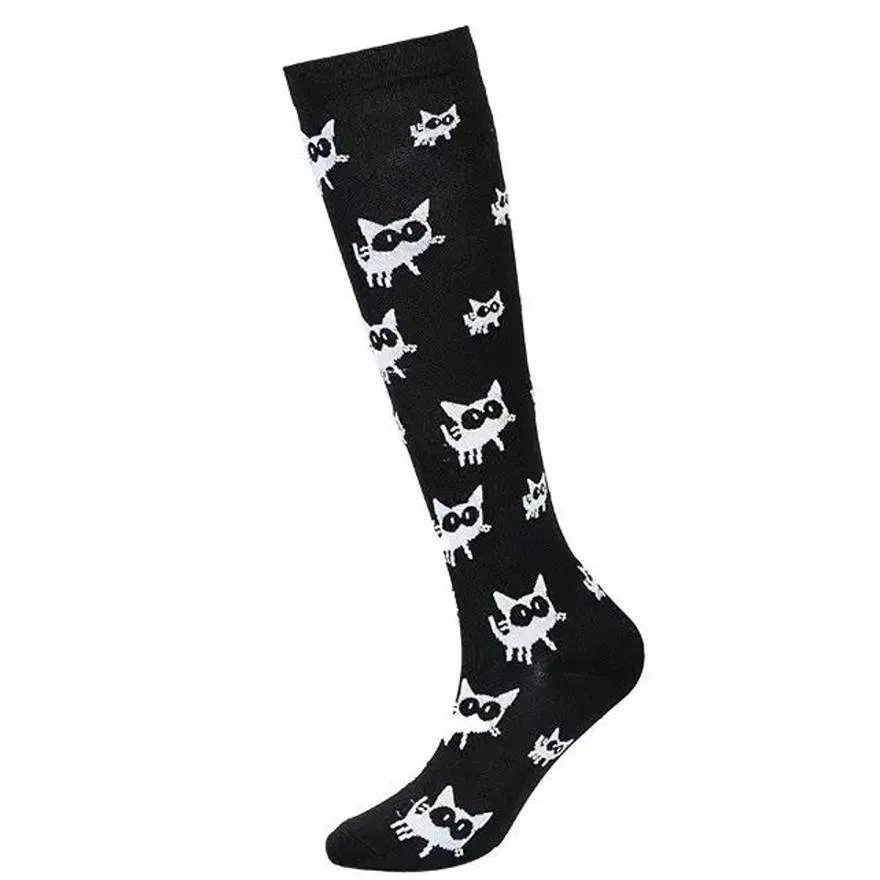 Cool Cat Knee High Socks