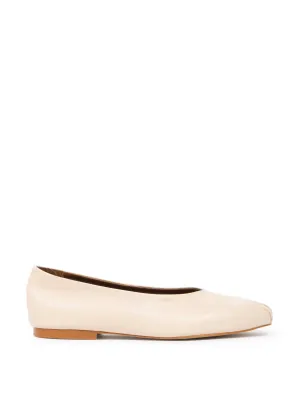 Cream Rosa flats