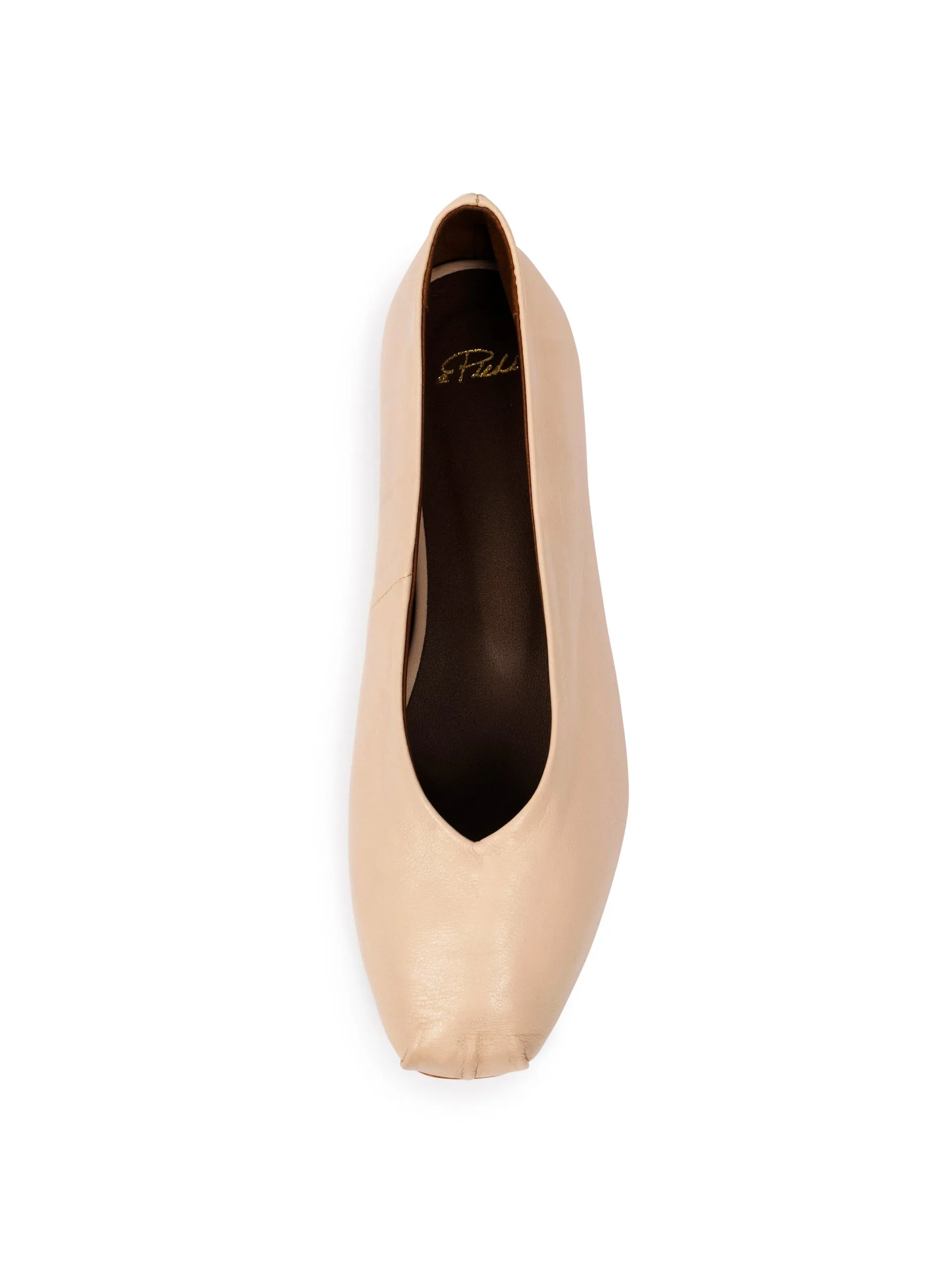 Cream Rosa flats