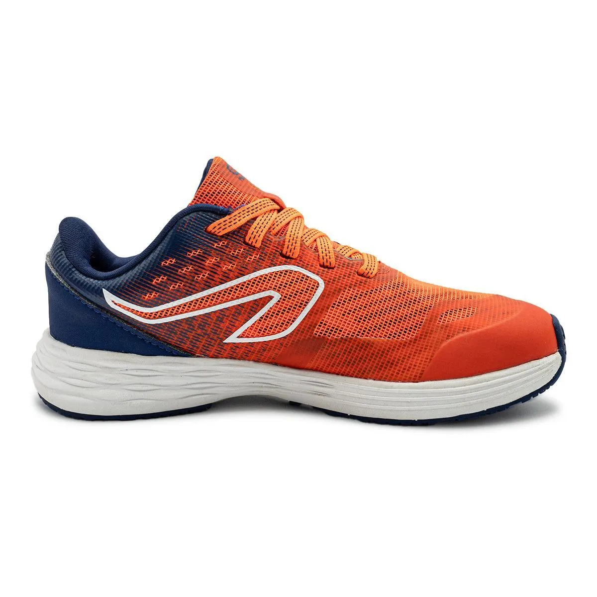 Decathlon Kalenji Kiprun Fast Running Sport Shoes Fabric Orange Colour For Kids