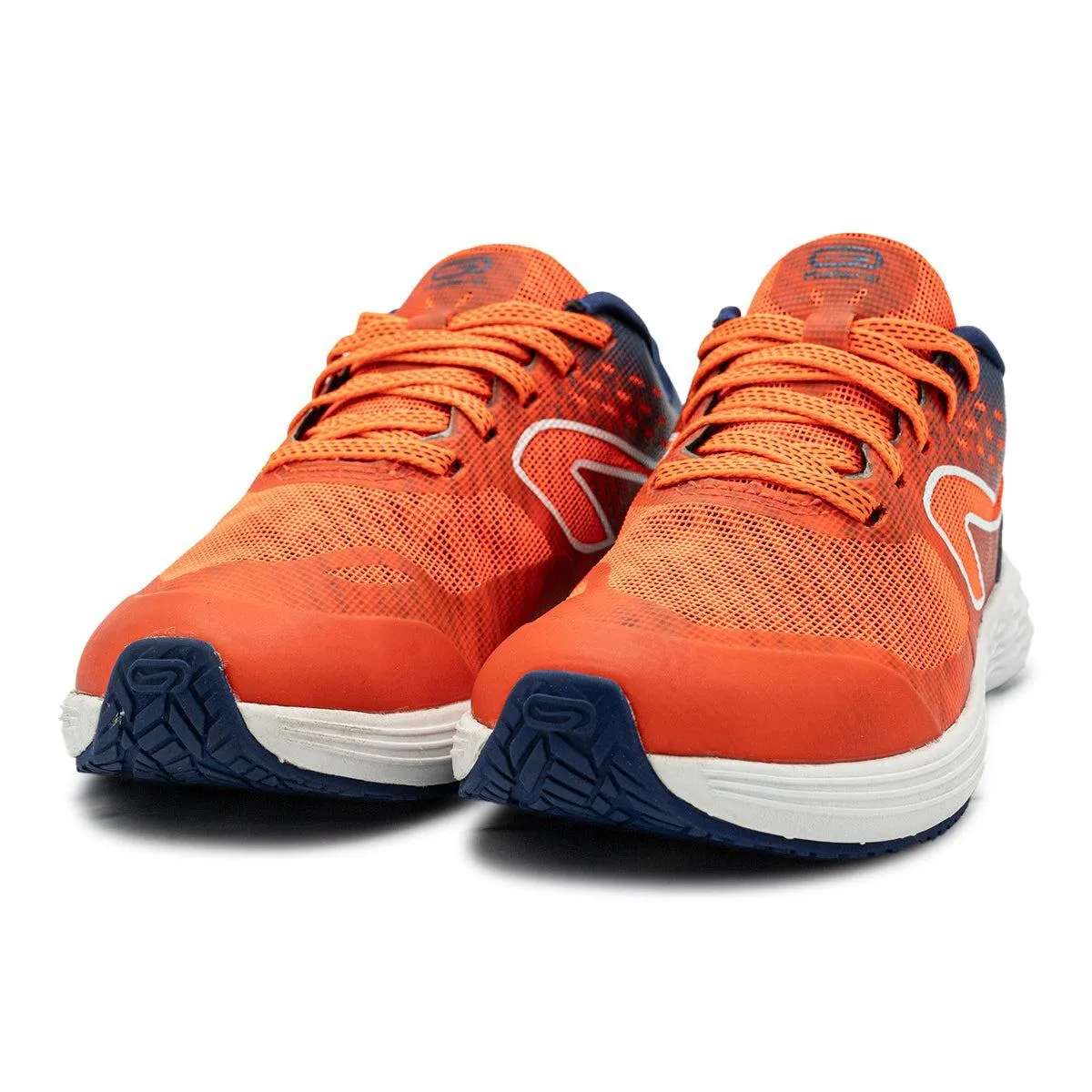 Decathlon Kalenji Kiprun Fast Running Sport Shoes Fabric Orange Colour For Kids