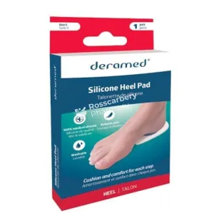 Deramed Silicone Heel Pad - 1 Pair