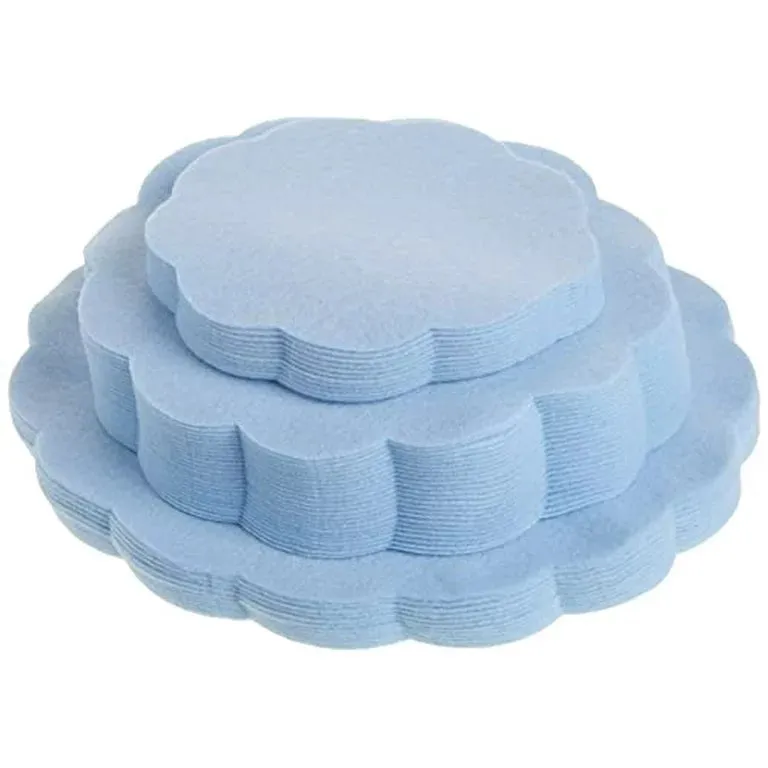 Felt Fine China Separators - Blue