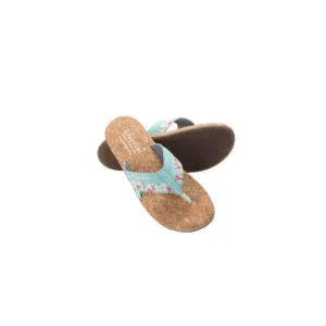 Flamingo Blue Sustainable and Vegan Flip Flops