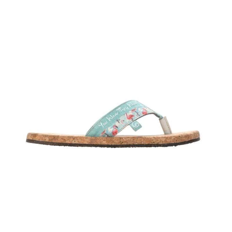 Flamingo Blue Sustainable and Vegan Flip Flops