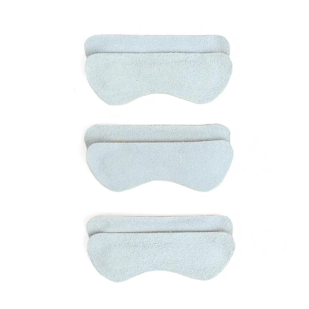 Heel Lovers Suede Leather Heel Grips, Grey - 3 Pairs