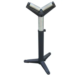 Kaka RV-1100 Stands and Supports, Pipe Stand V Head Roller Super Duty Adjustable 24-Inch to 43-Inch Tall