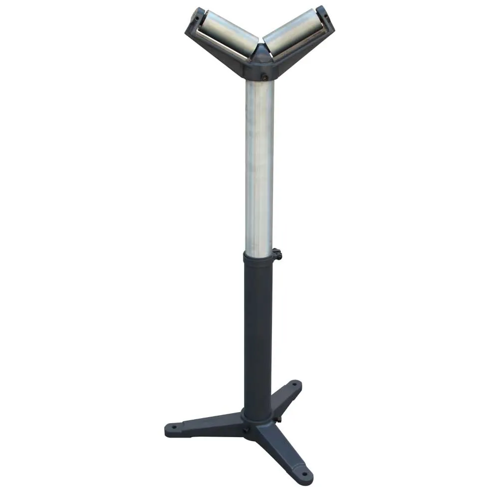 Kaka RV-1100 Stands and Supports, Pipe Stand V Head Roller Super Duty Adjustable 24-Inch to 43-Inch Tall