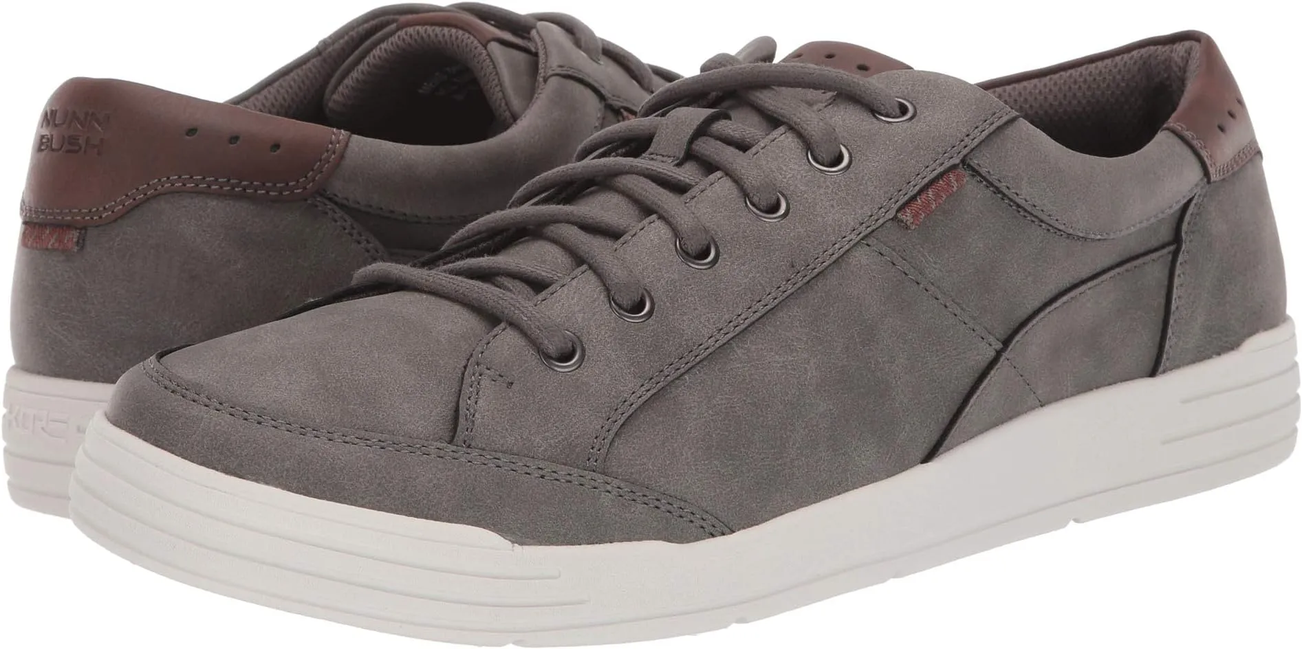 Kore City Walk Lace to Toe Oxford Nunn Bush Sneaker in Charcoal