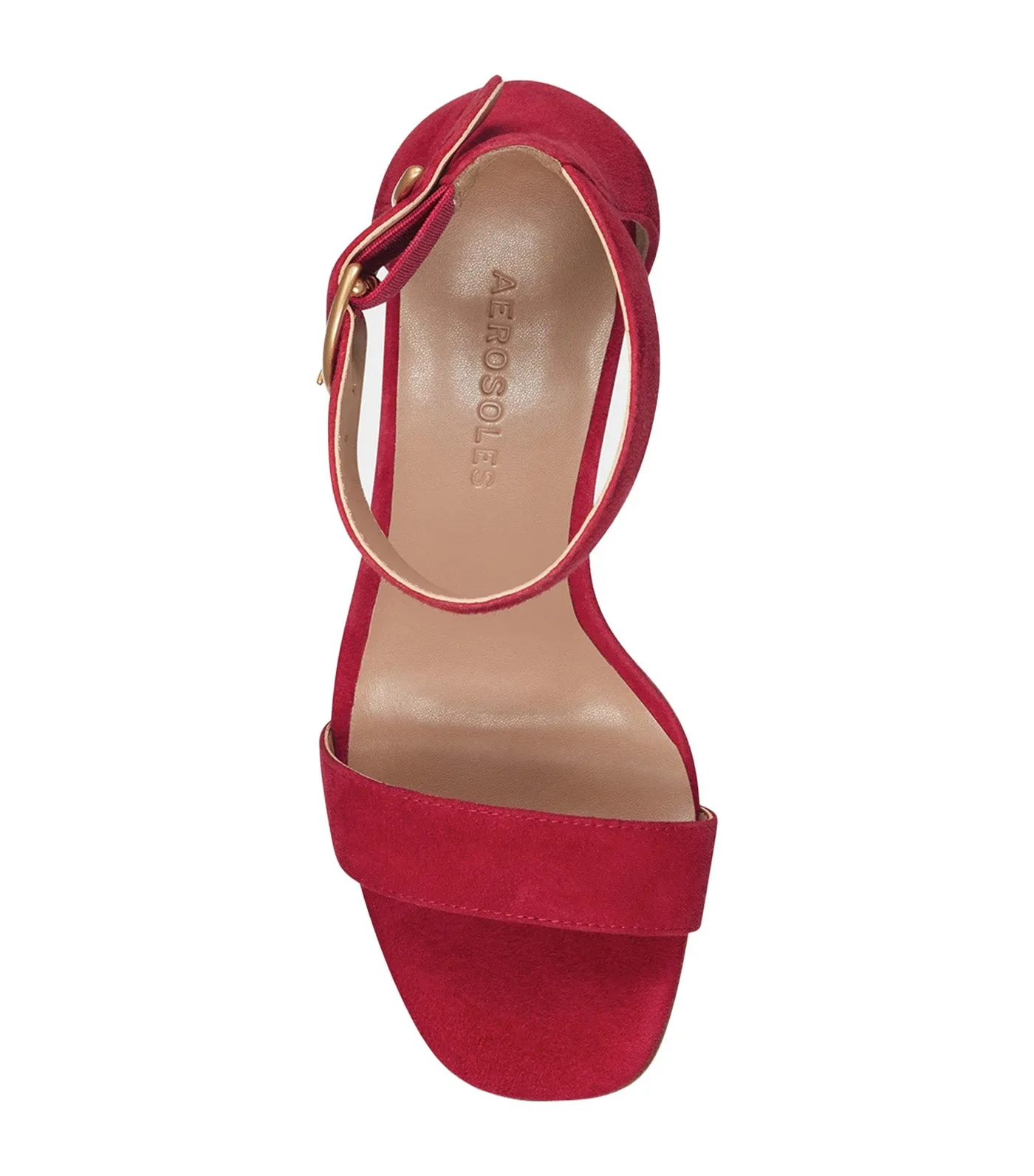 Landon Heel Sandals Red