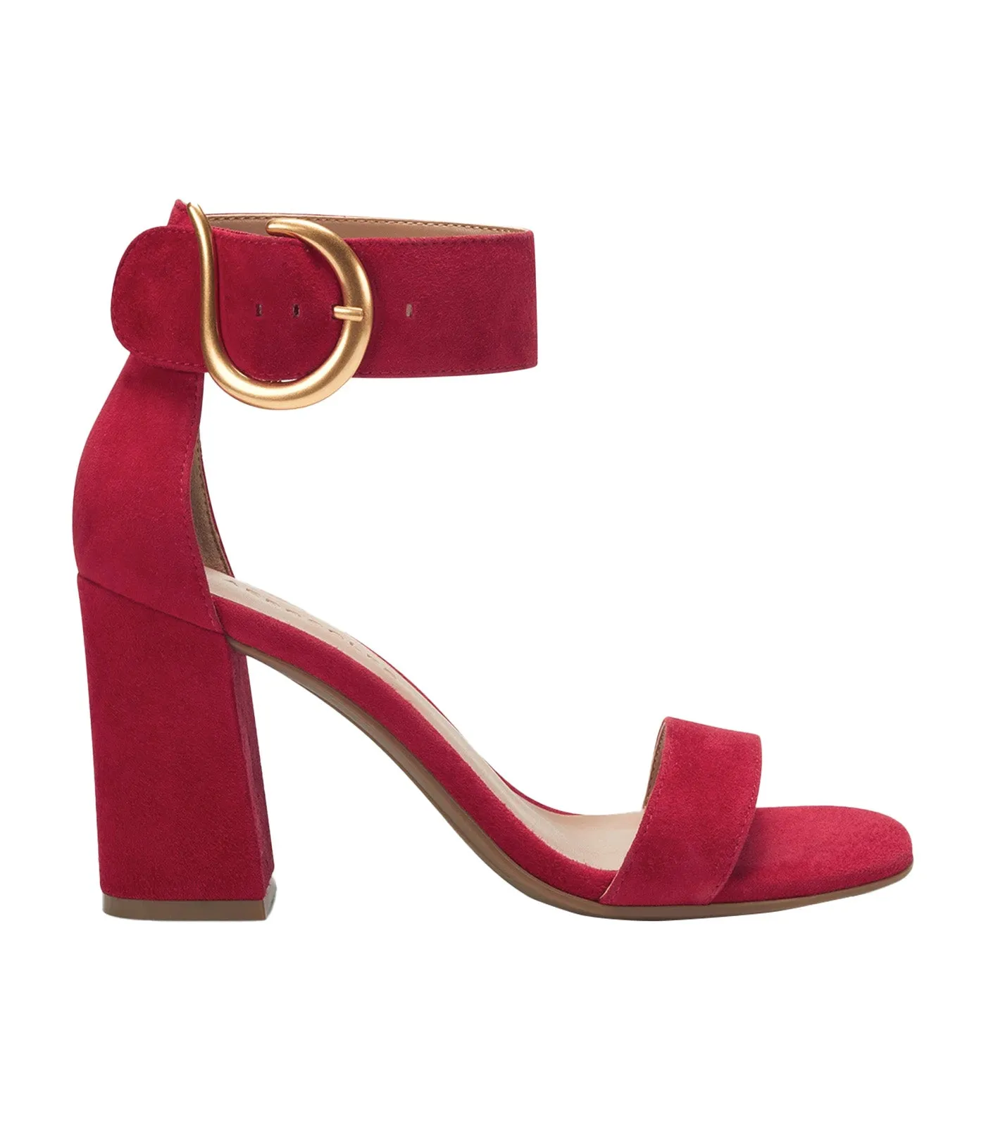 Landon Heel Sandals Red