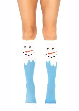 Leg Avenue Snow Man Knee High Socks