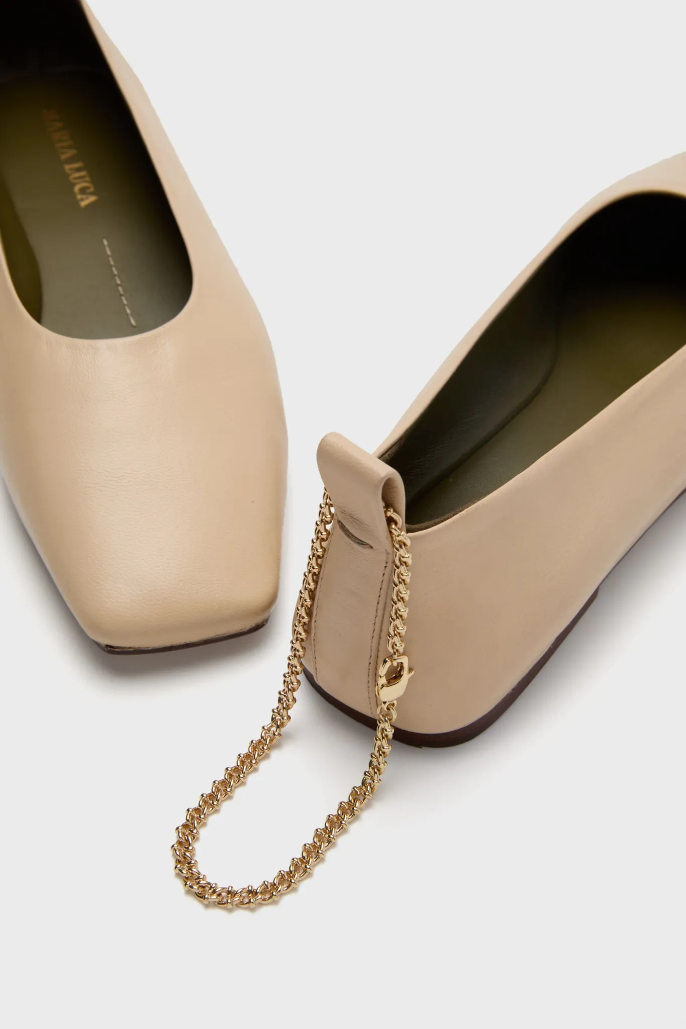 Light Beige Augusta Ballet Flats