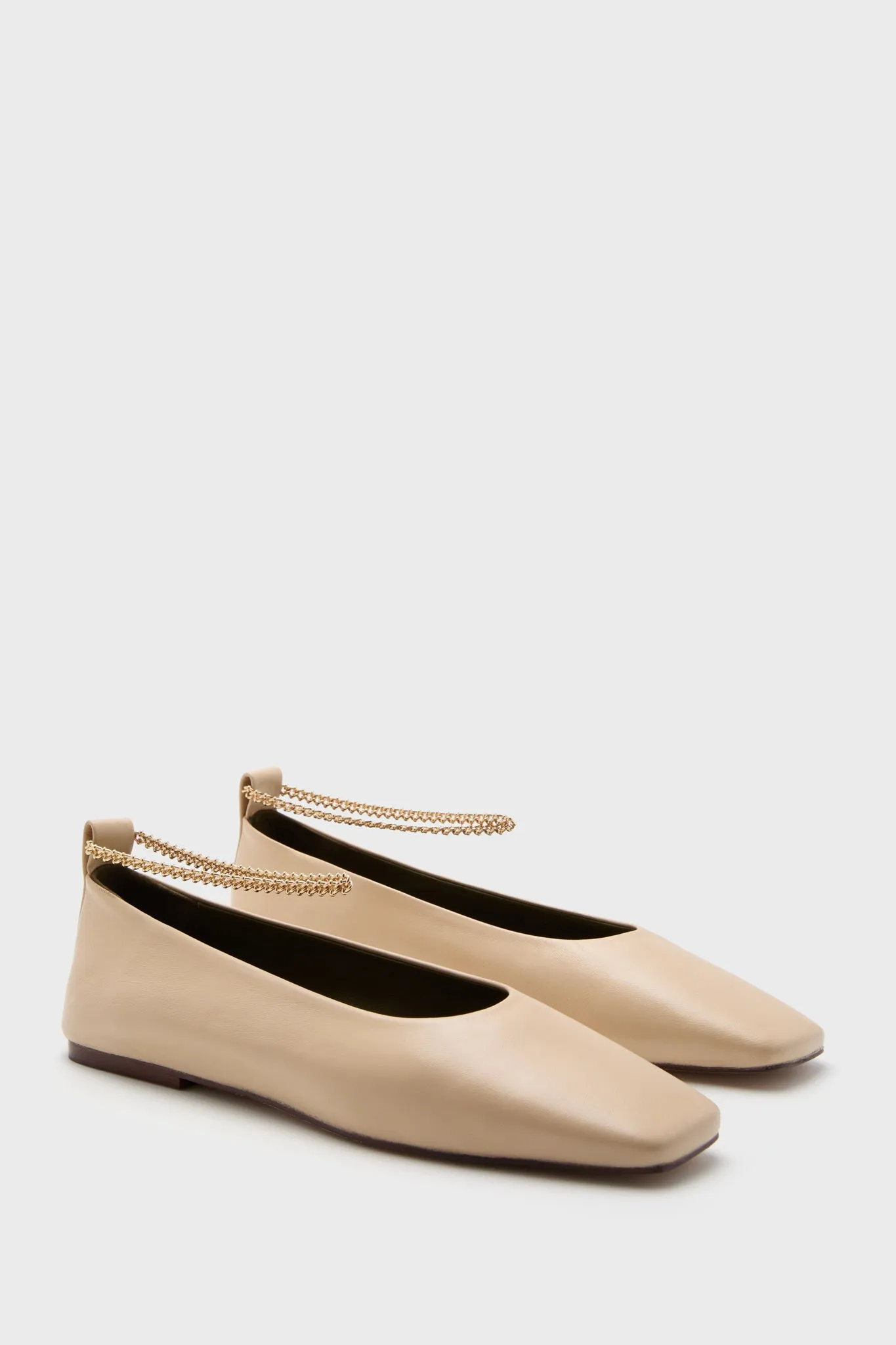 Light Beige Augusta Ballet Flats