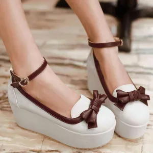 Lolita Bow strap Platform Shoes SD00246