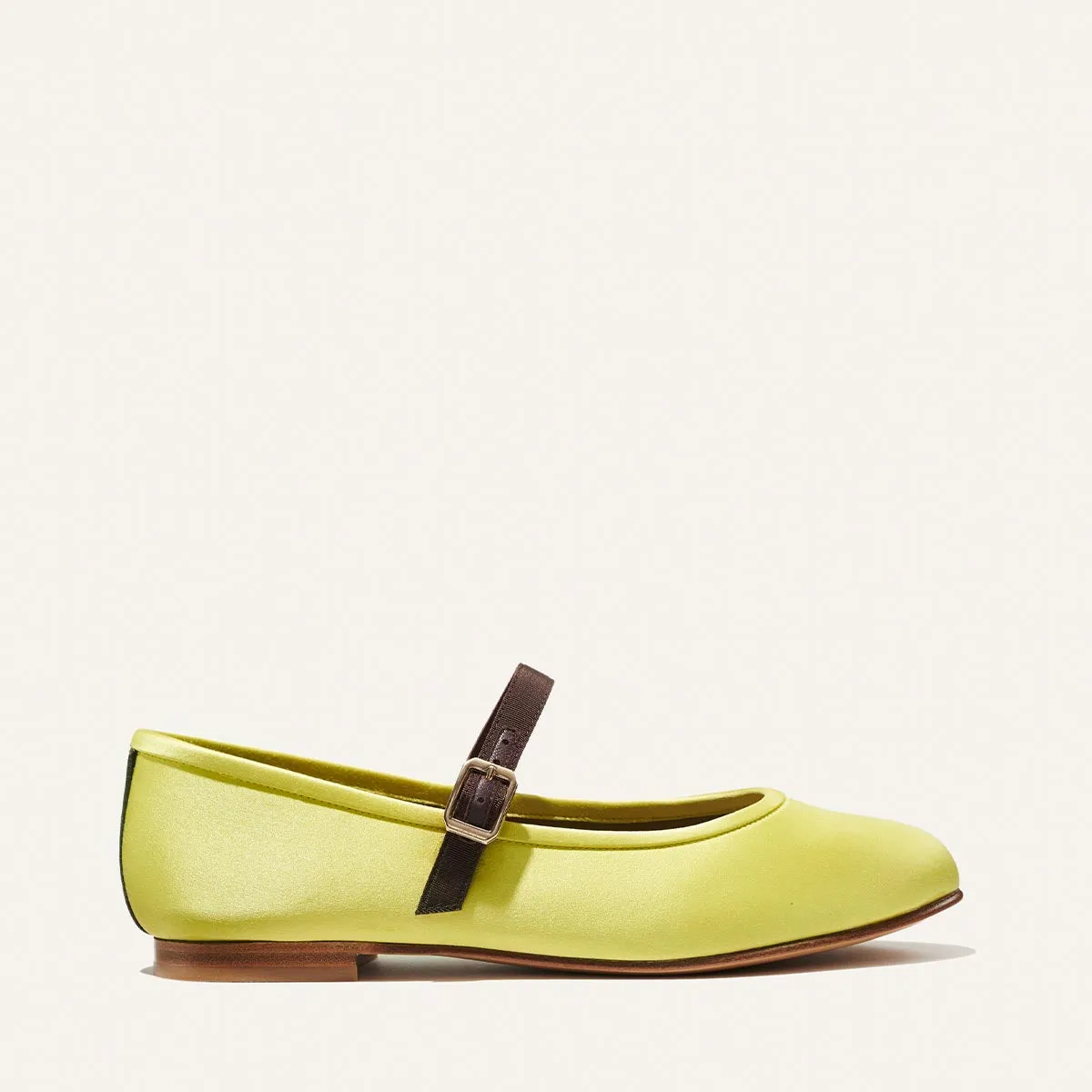 Matilda Goad x Margaux: The Demi Jane - Citron Satin