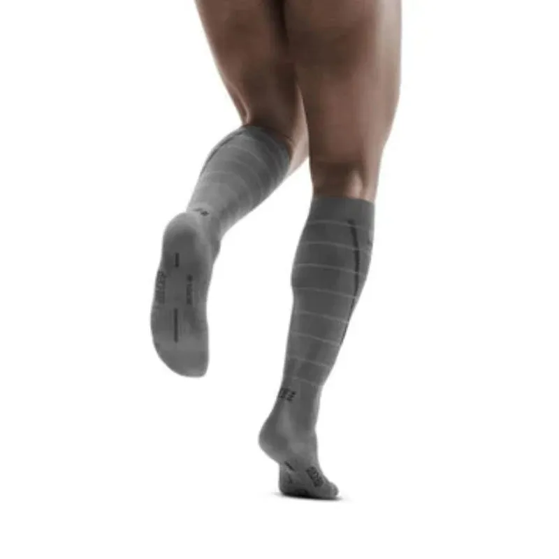 Mens CEP Long Socks Compression Reflective