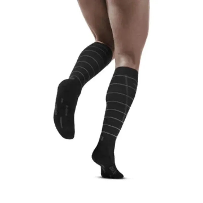 Mens CEP Long Socks Compression Reflective