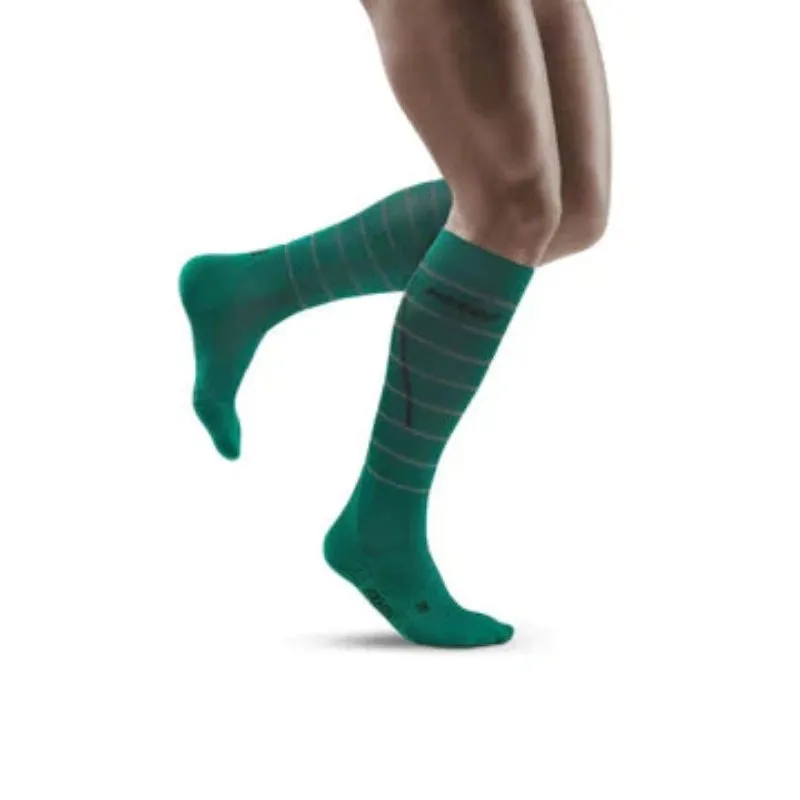 Mens CEP Long Socks Compression Reflective