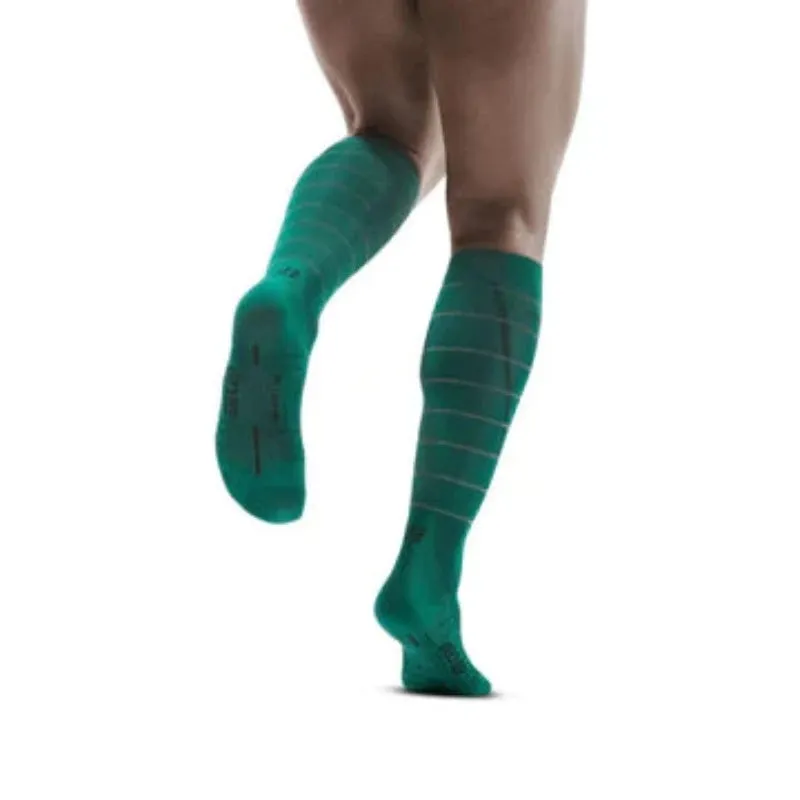 Mens CEP Long Socks Compression Reflective