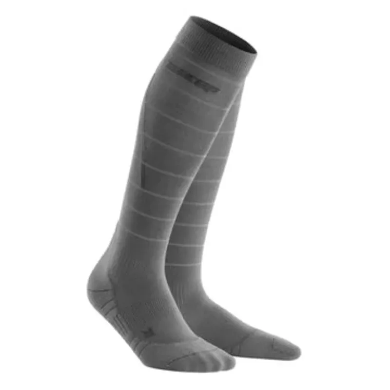 Mens CEP Long Socks Compression Reflective