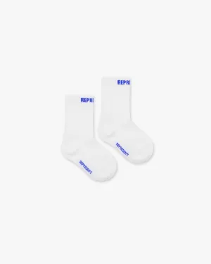 Mini Represent Socks - 3 Pack - Cobalt