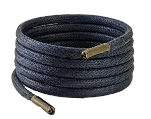 Navy Blue 5 mm wax cotton Shoelaces & Boot laces