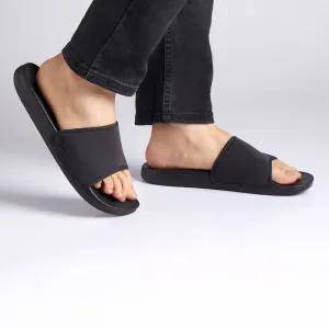 Neeman's Eco Slides Slippers | Coal Black | Lightweight Flip Flop