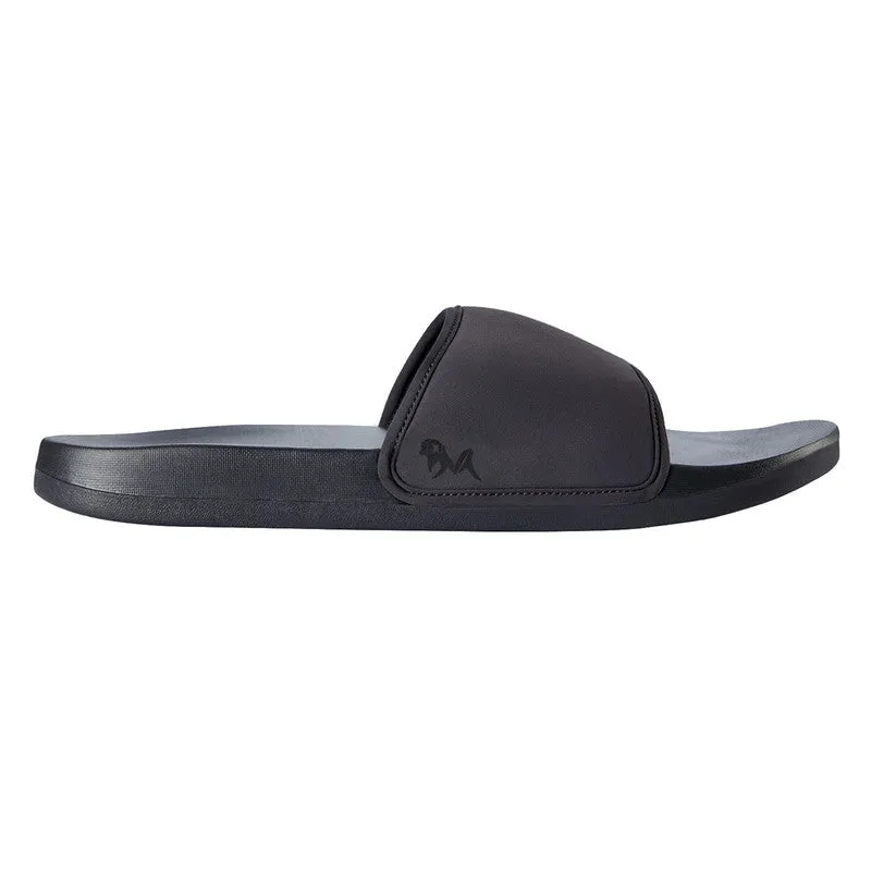 Neeman's Eco Slides Slippers | Coal Black | Lightweight Flip Flop